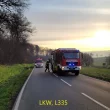 LKW-Brand auf der L335